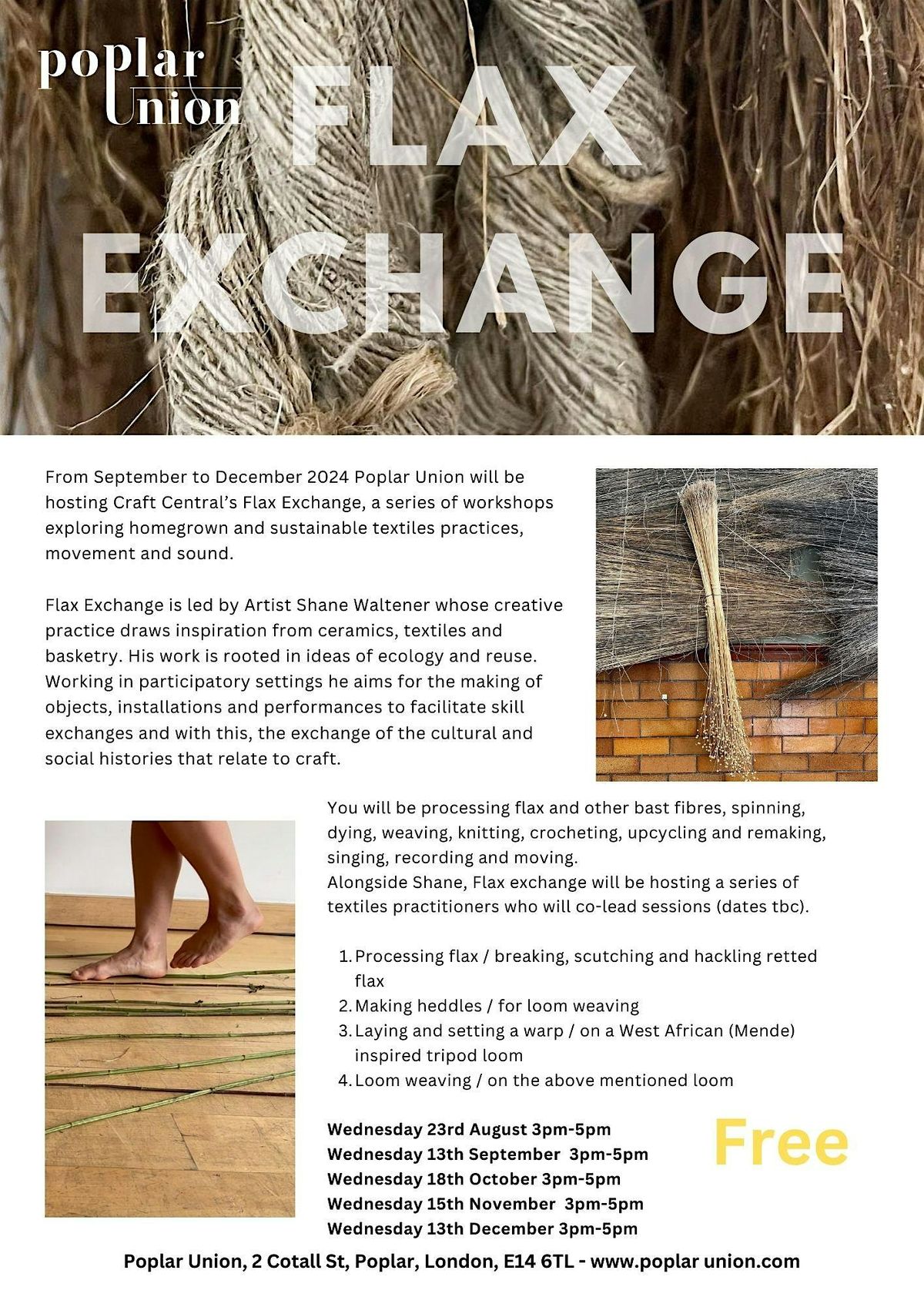 Flax exchange - Free workshop