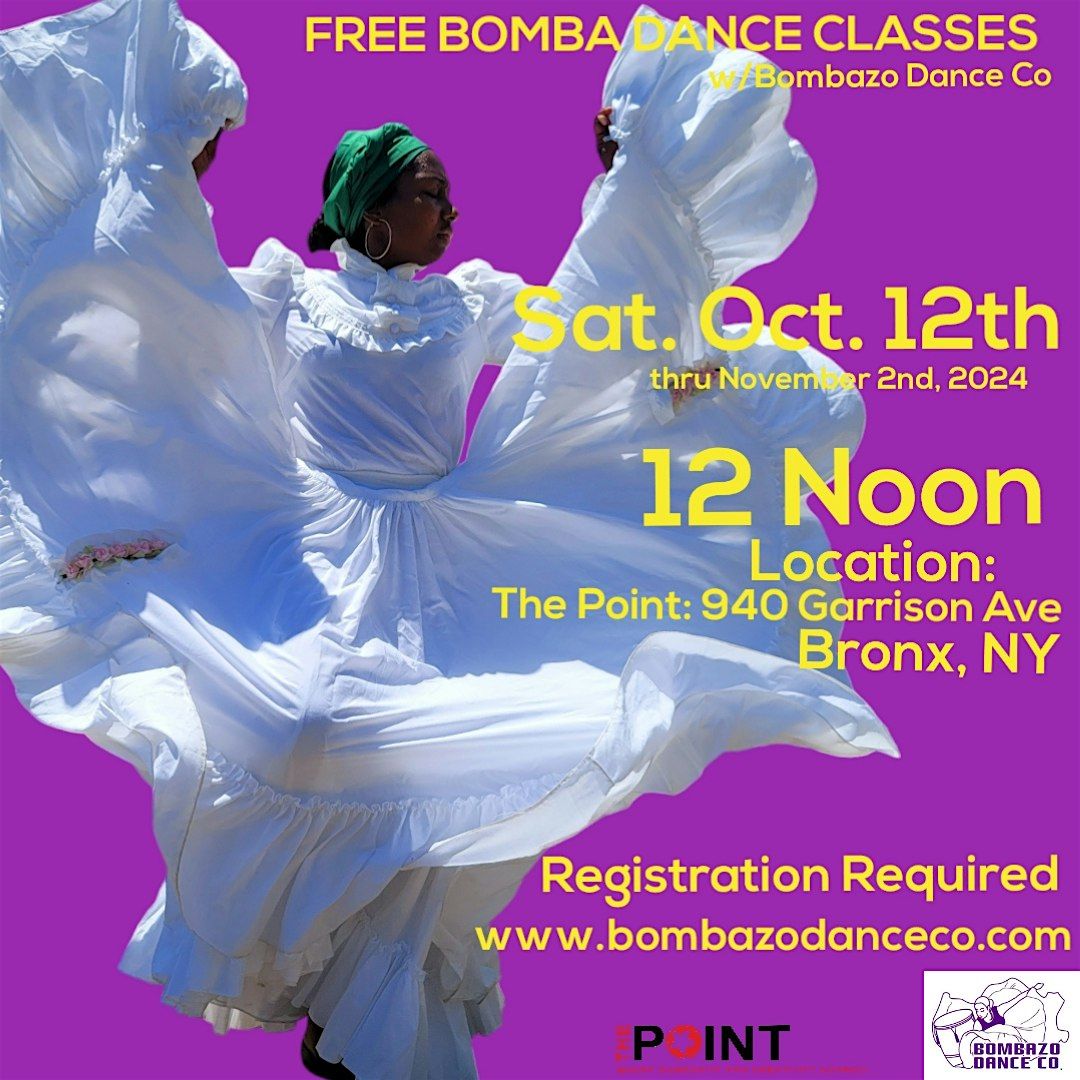 Free Bomba Dance Classes