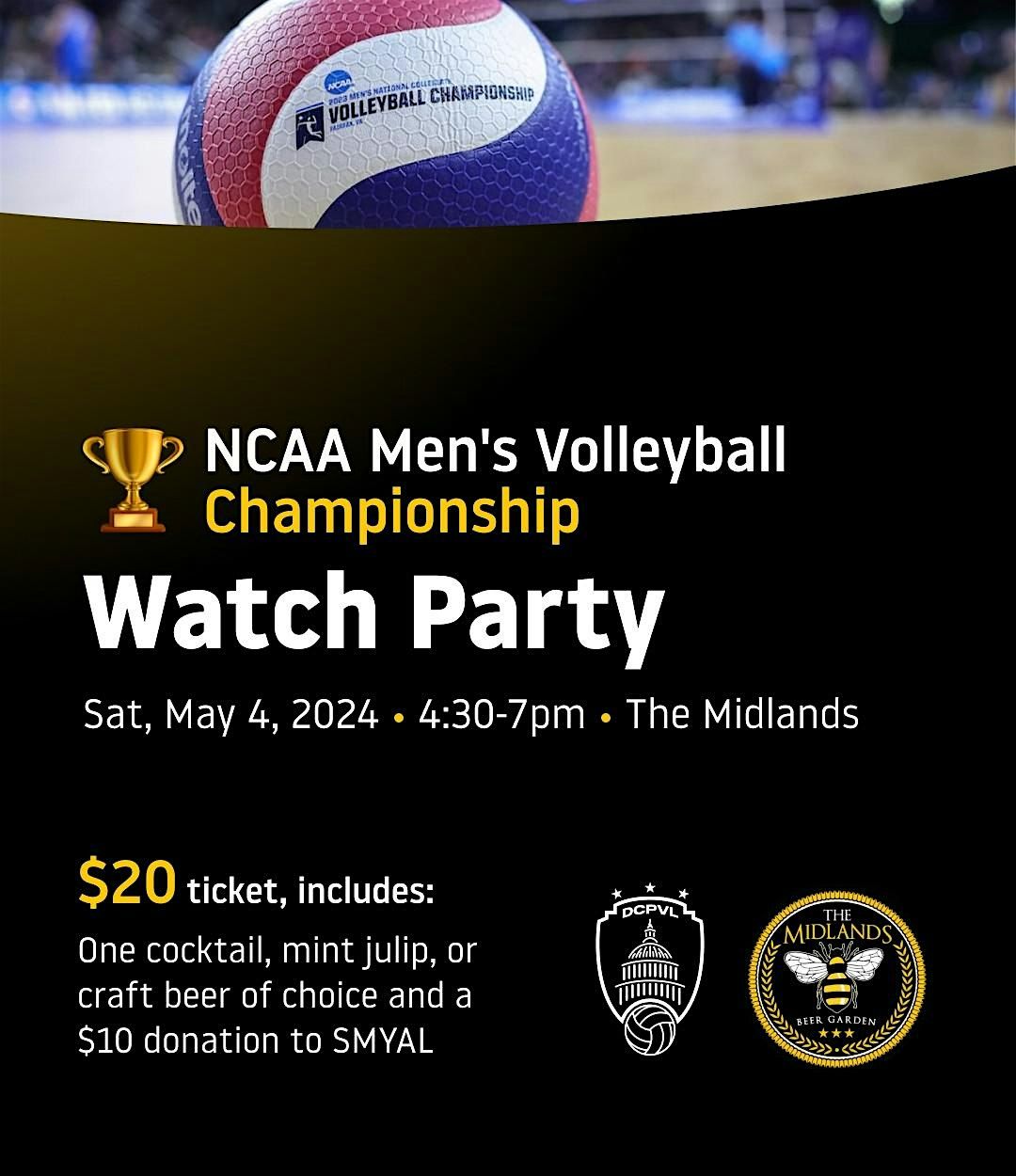 DCPVL  Volleyball Watch Party and Kentucky Derby Day