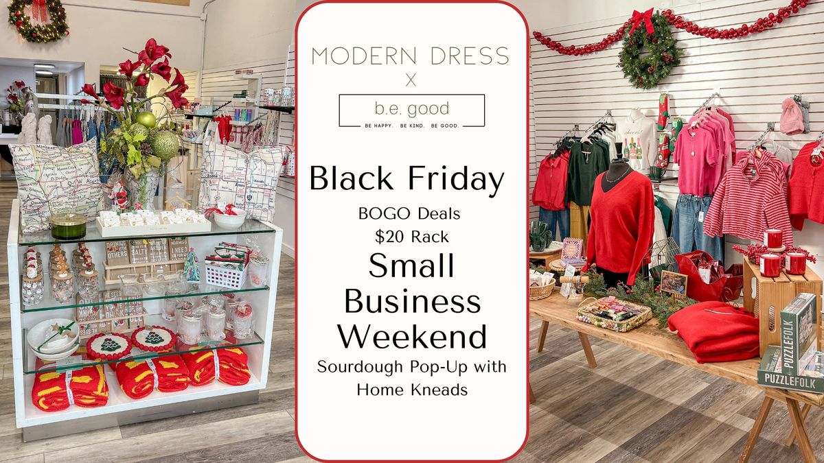 Modern Dress x b.e.good Small Business Weekend