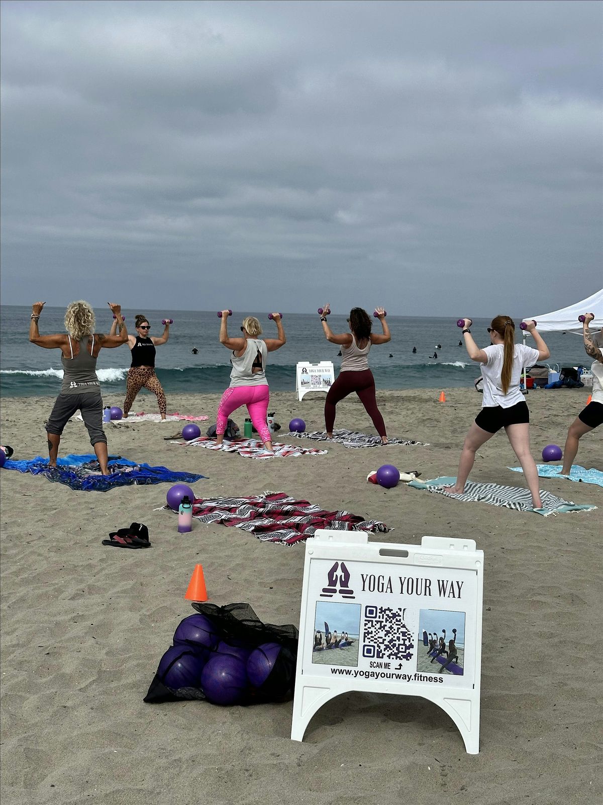 Beach Yoga Sculpt