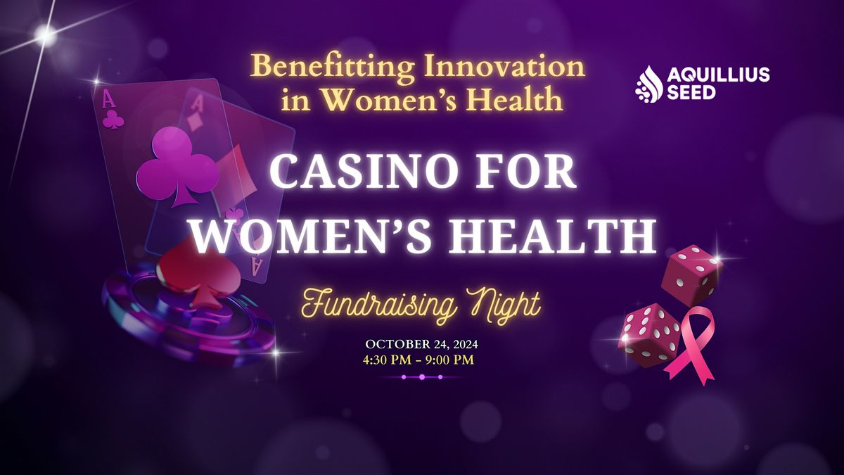 Fundraising Casino Night for Women's Health