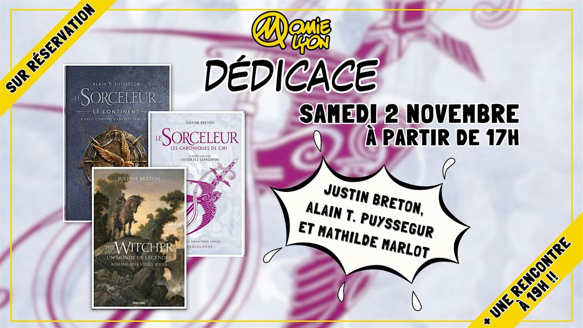 Soir\u00e9e The Witcher  \u00e0 la librairie Momie Lyon !