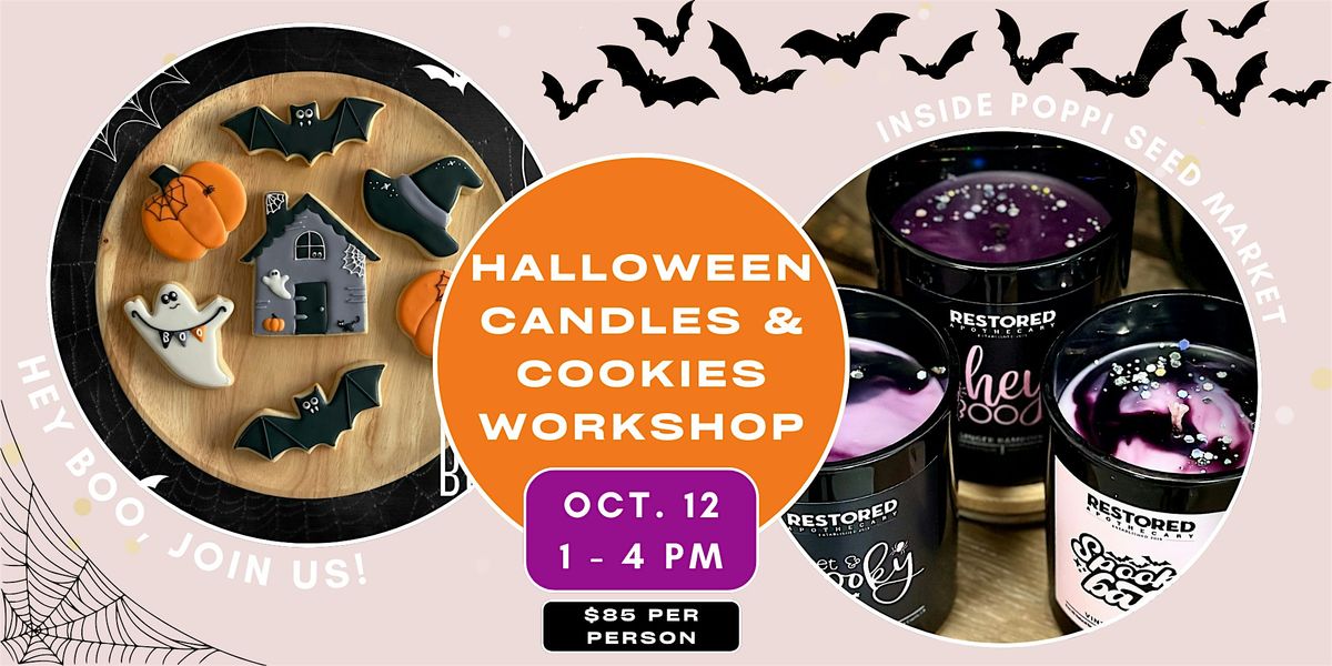 Halloween Cookies & Candles Workshop