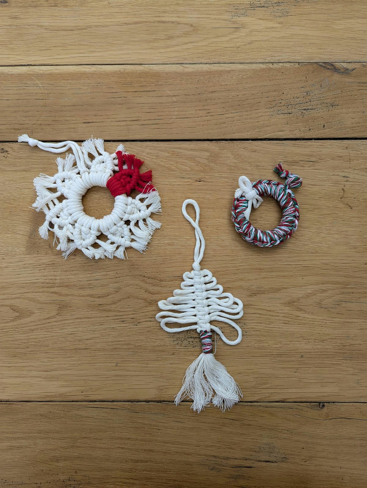 Christmas Ornaments Macrame Workshop