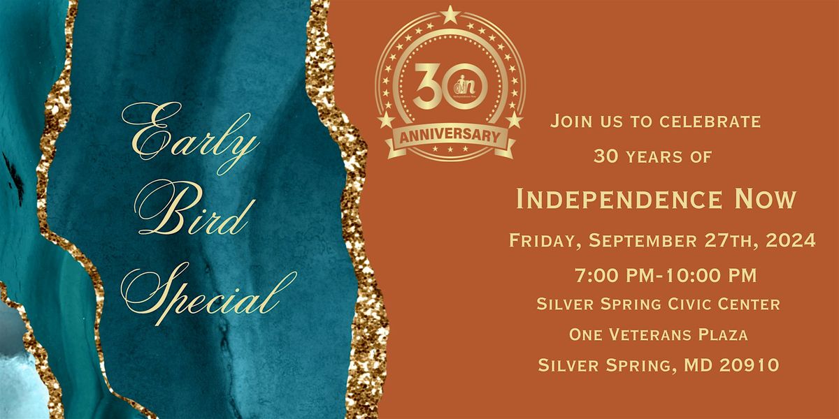 Independence Now\u2019s 30th Anniversary Harvest Ball Celebration