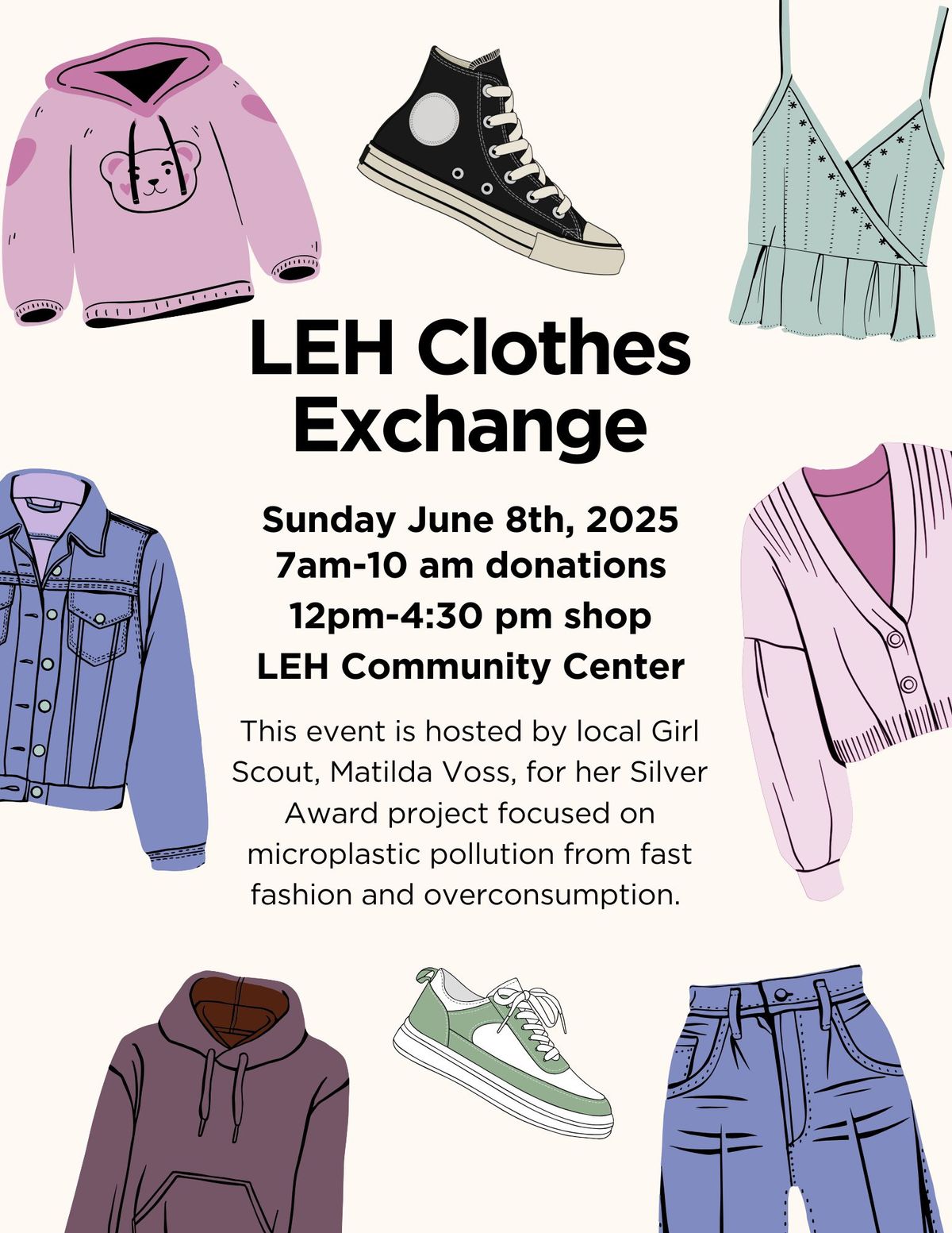 LEH Clothes Exchange (Girl Scout Silver Award Project)