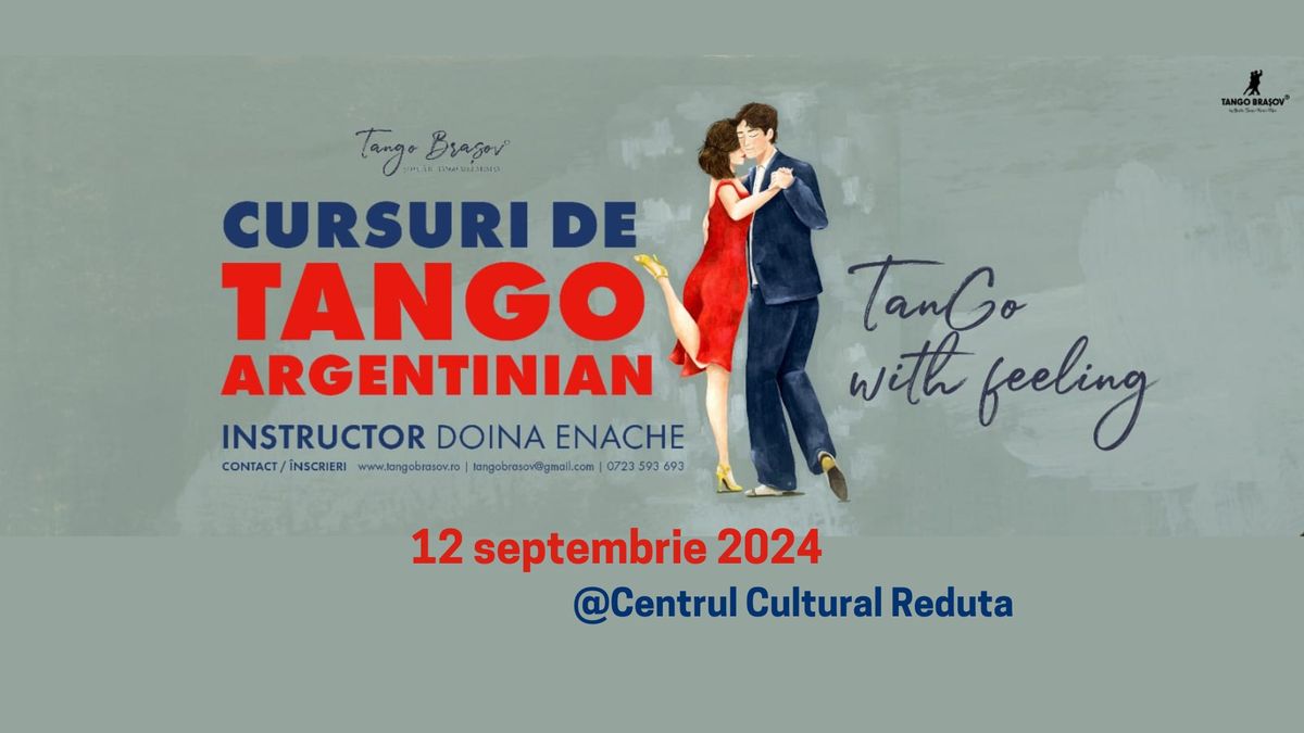 Tango argentinian pentru \u00eencep\u0103tori @ Tango Bra\u0219ov, Joi 12 septembrie, ora 20.00, Reduta