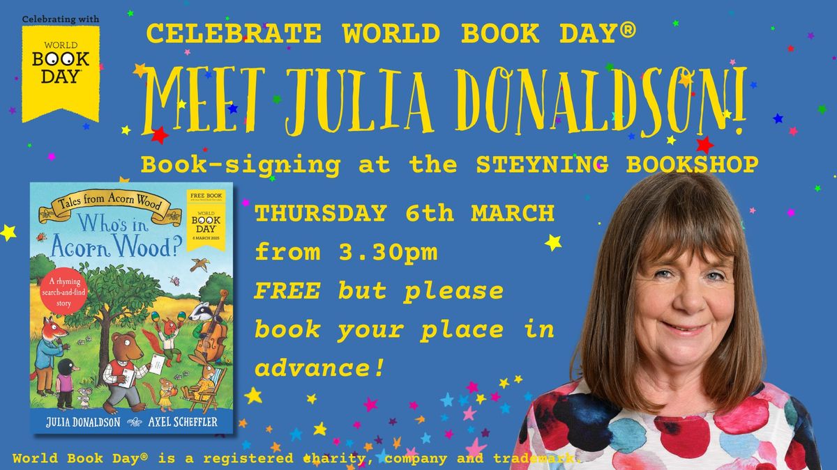 World Book Day Book-Signing with Julia Donaldson