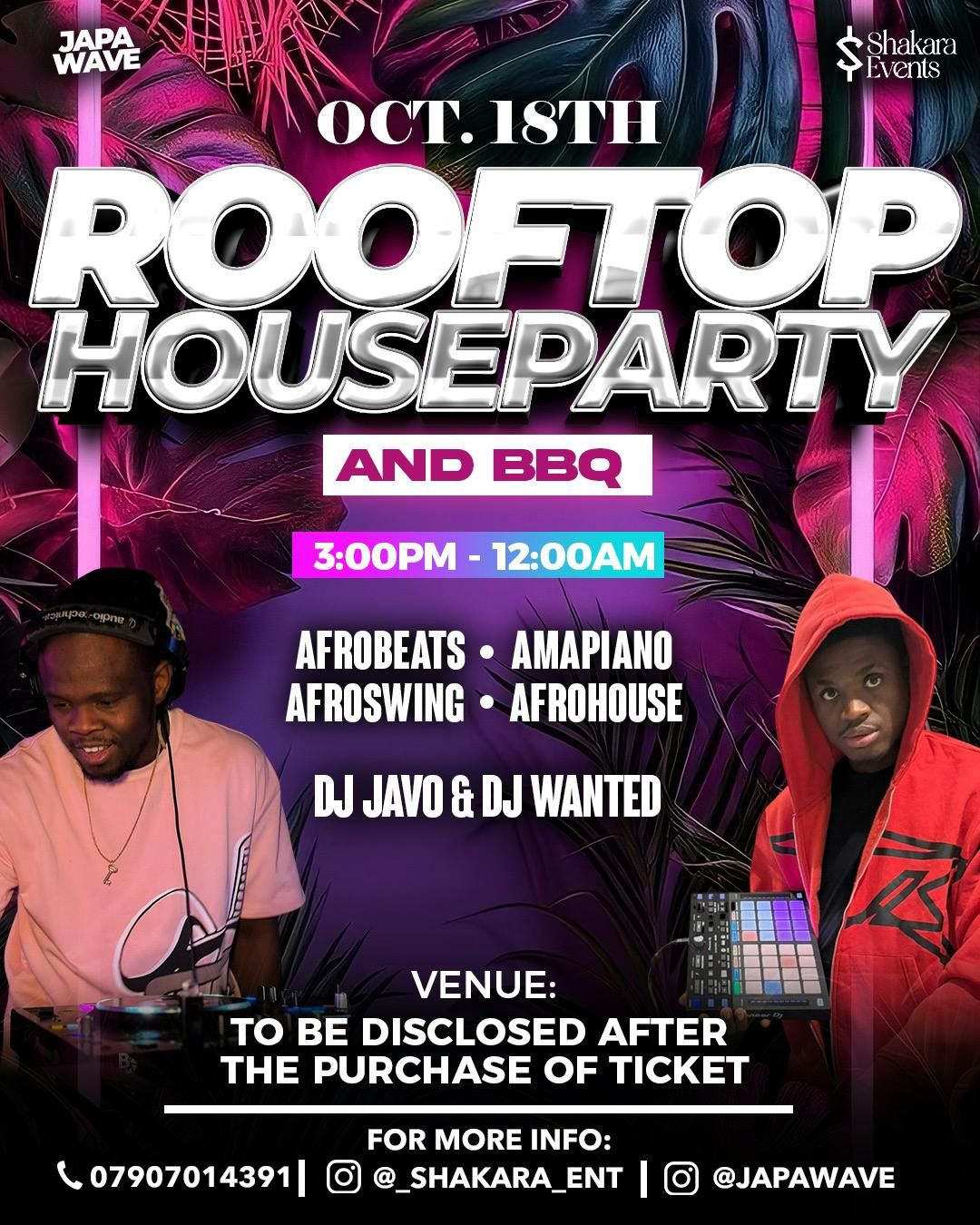 ROOFTOP HOUSEPARTY &amp; BBQ