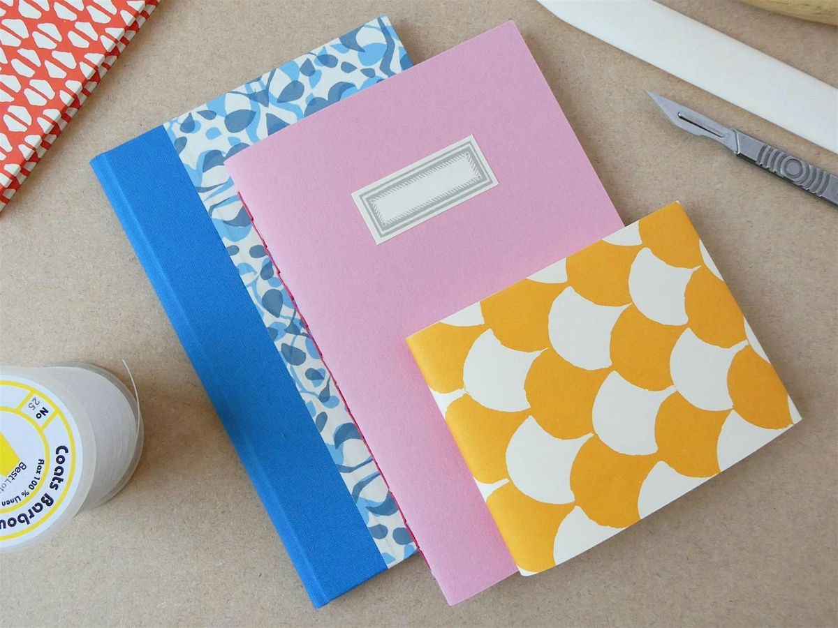 Three Sewn Notebooks  with Megan Stallworthy