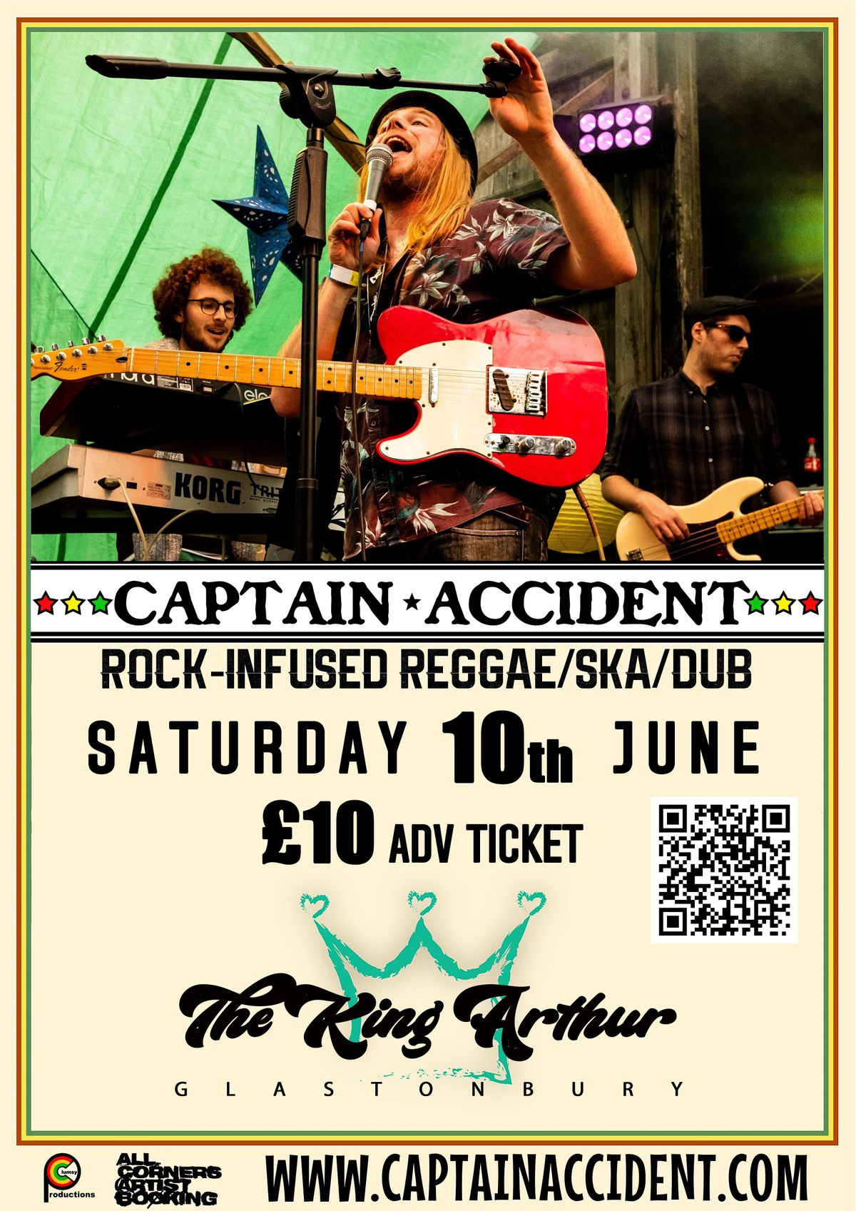 Captain Accident & the Disasters The King Arthur, Glastonbury, The