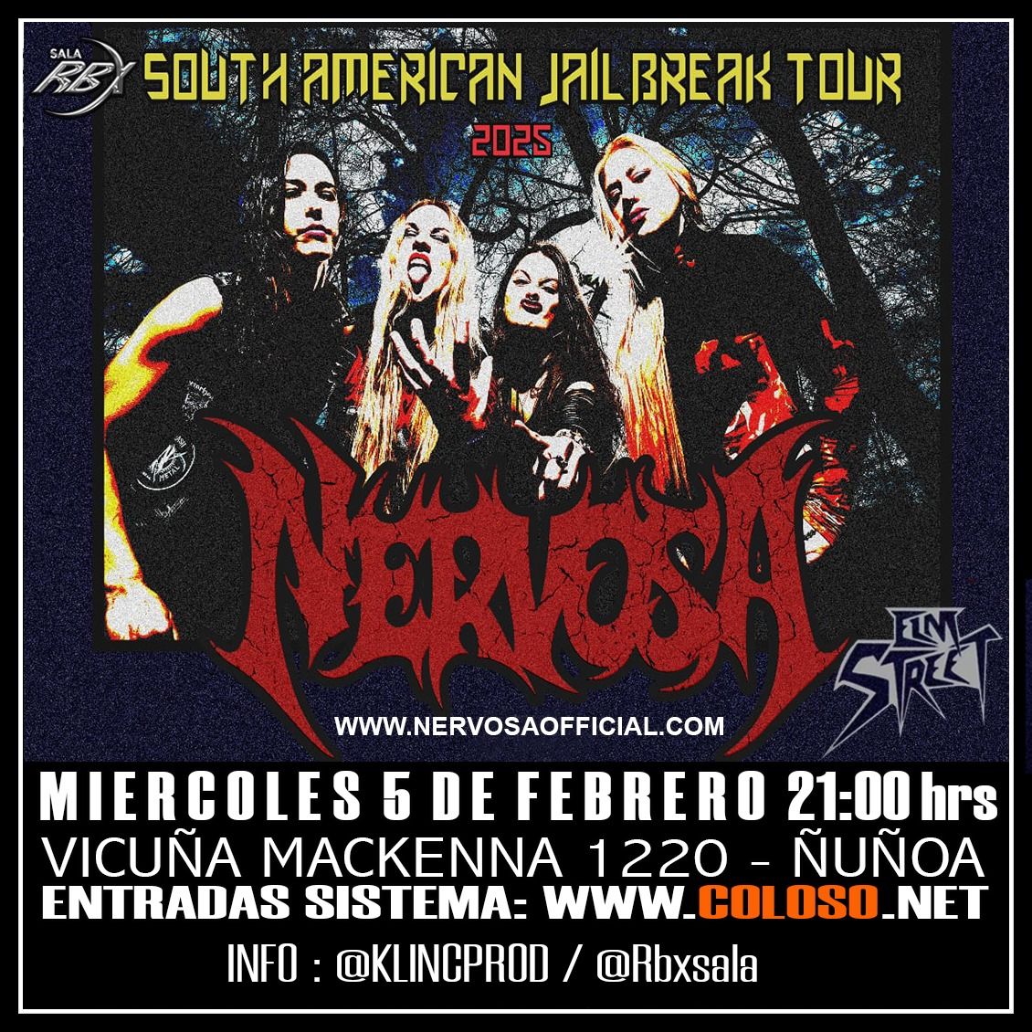 NERVOSA TOUR 2025