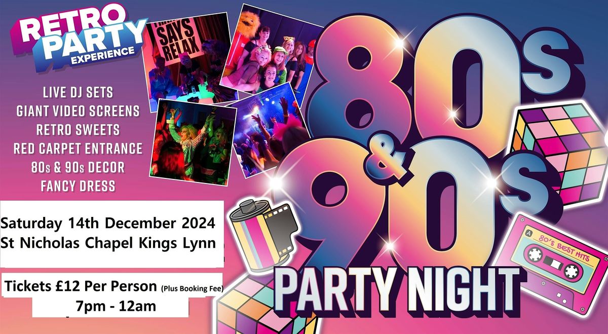 80's & 90's Party Night - KINGS LYNN