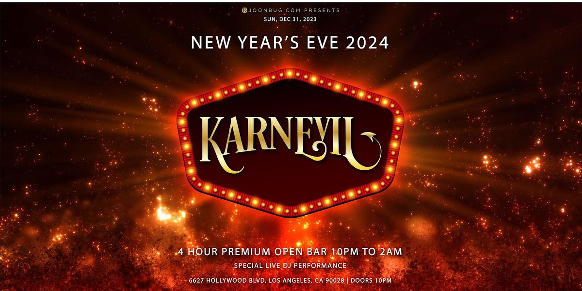 KARNEVIL NYE '24 | NEW YEAR'S EVE PARTY