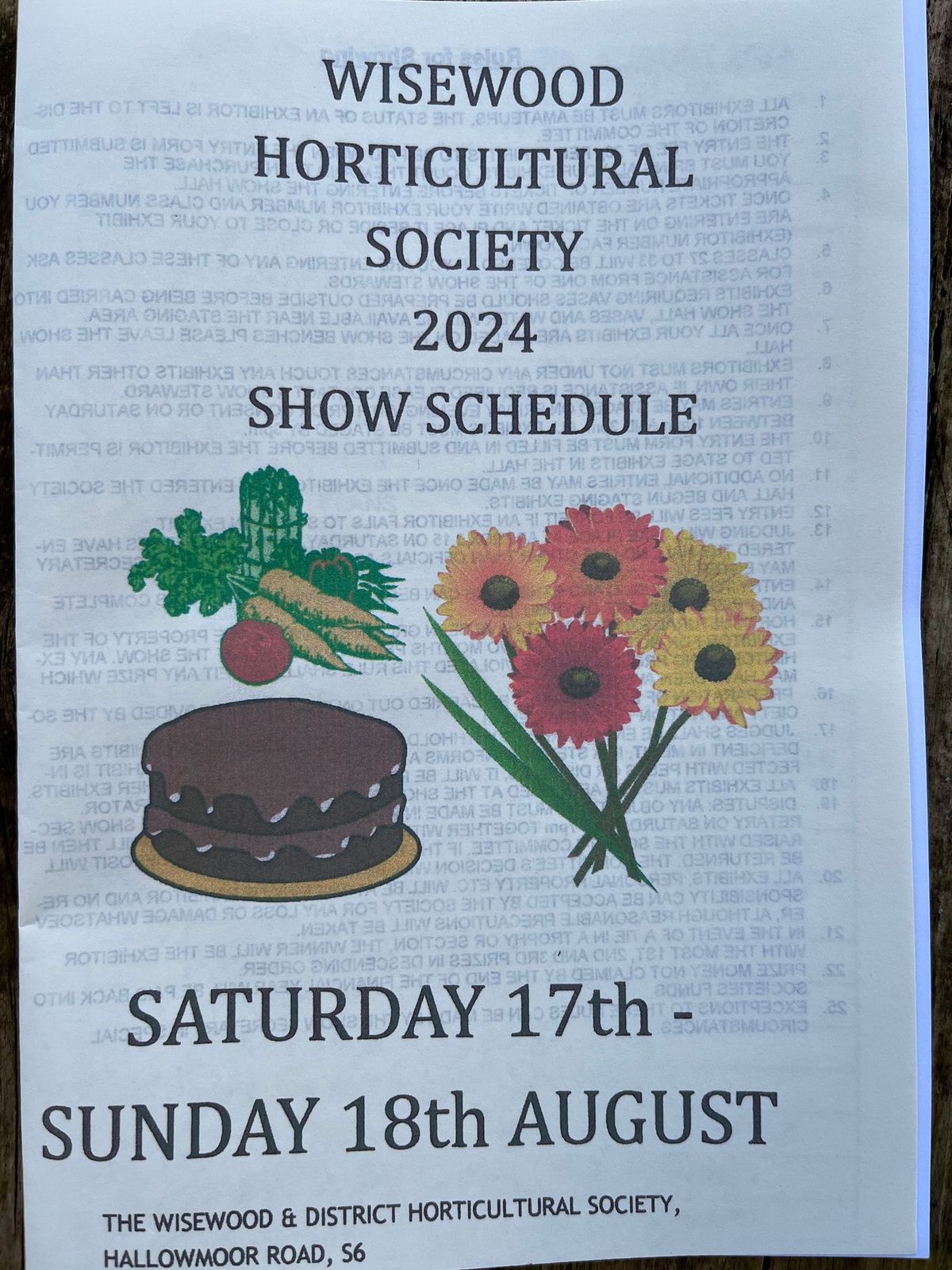 Wisewood Horticultural 2024 Show