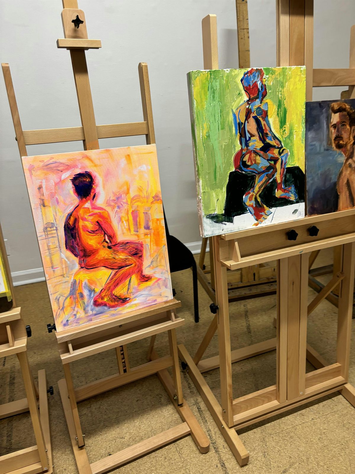 Contemporary Figure Painting with Live Model