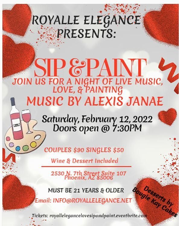 ROYALLE ELEGANCE SIP & PAINT WITH LOVE