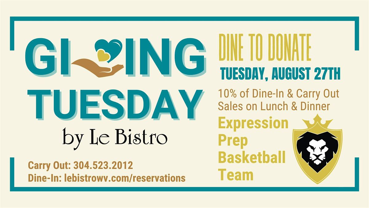 Giving Tuesday to Benefit Expression Prep Basketball Team