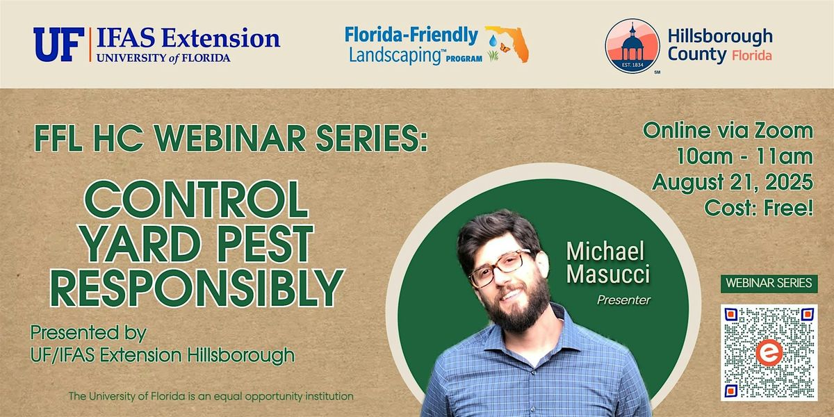 FFL HC Webinar Series: Control Yard Pests Responsibly