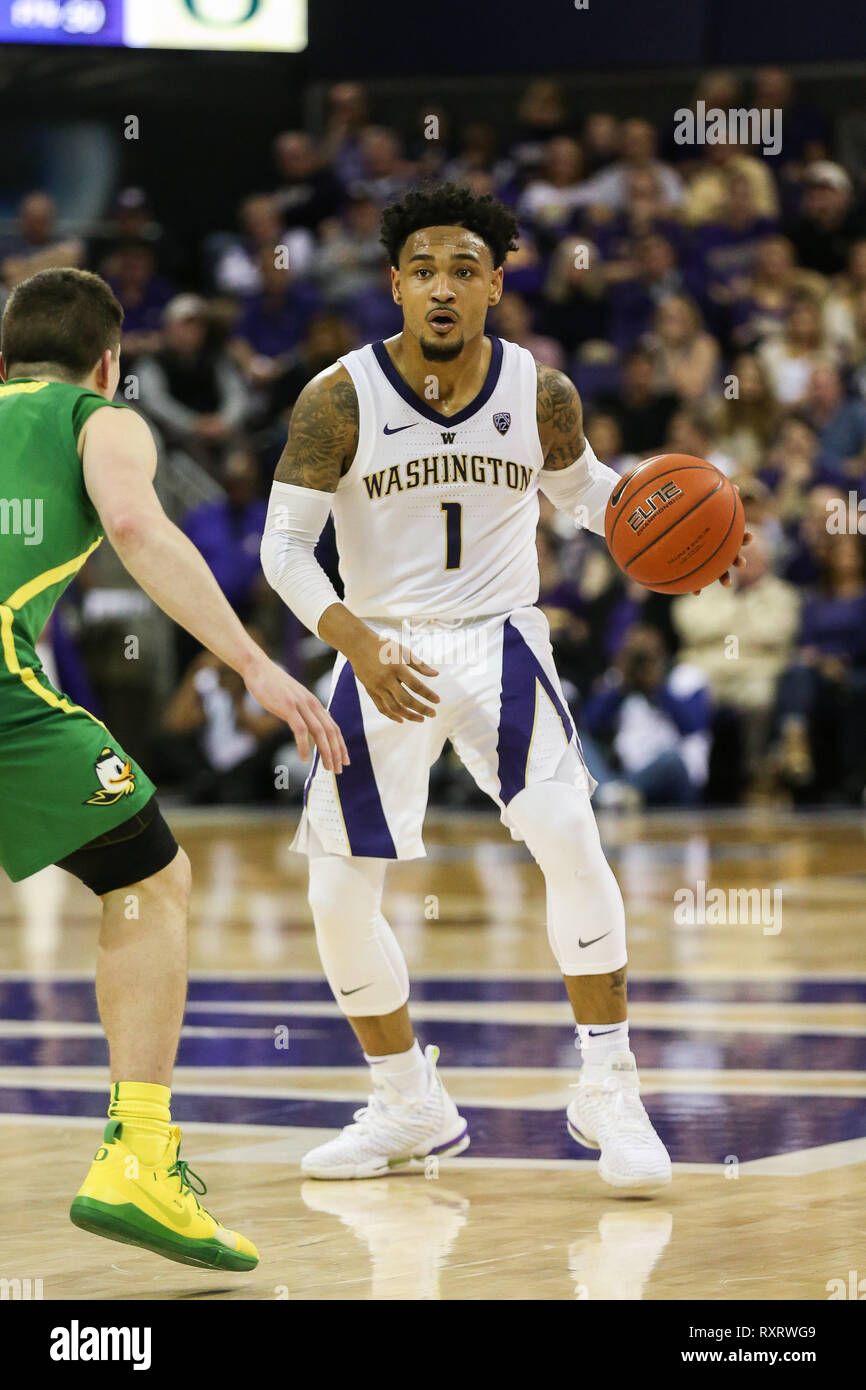 Oregon Ducks at Washington Huskies Mens Basketball