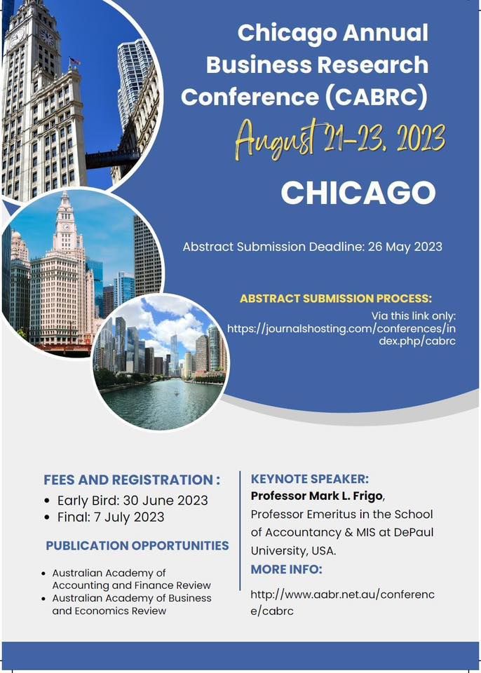 Chicago Annual Business Research Conference 2023