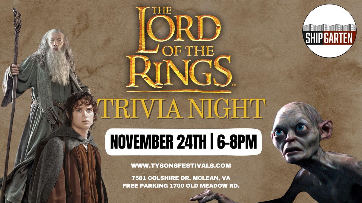 Lord of the Rings Trivia