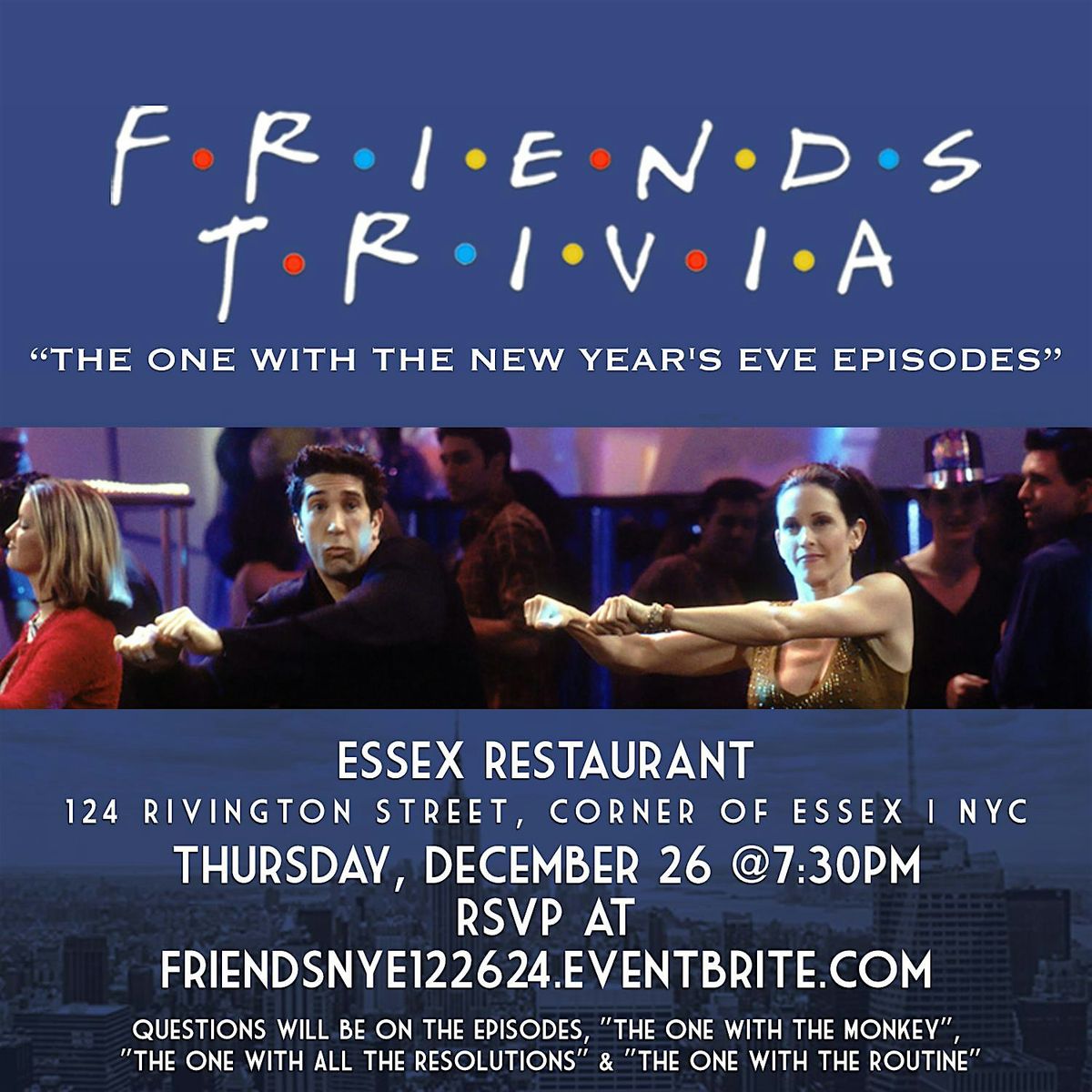 Friends Trivia: The One with the New Year's Eve Episodes