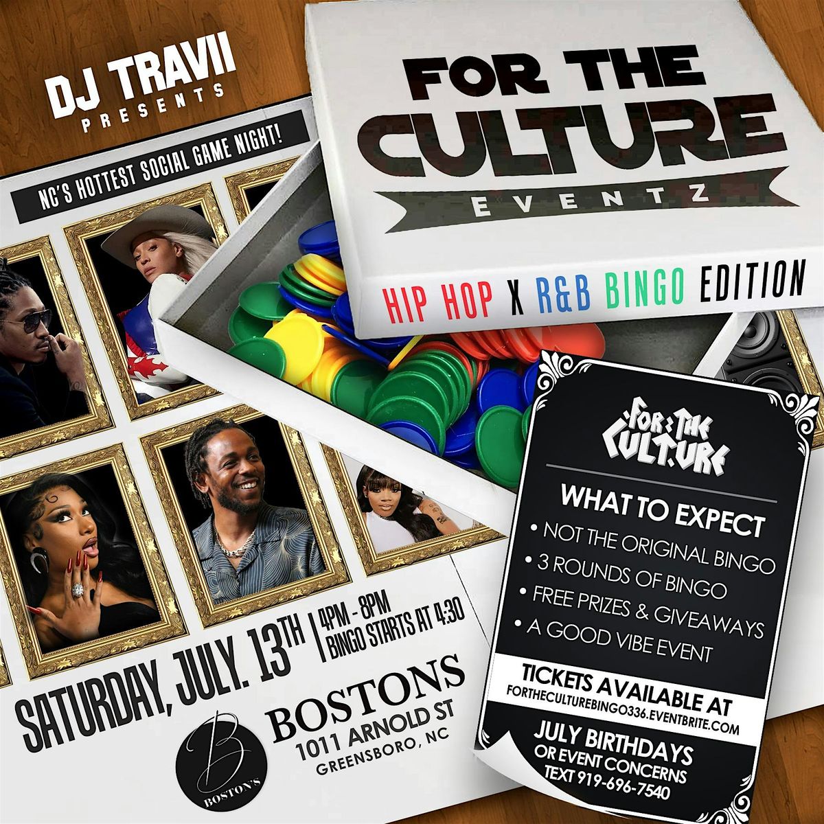 For The Culture: Hip Hop x R&B Bingo Edition