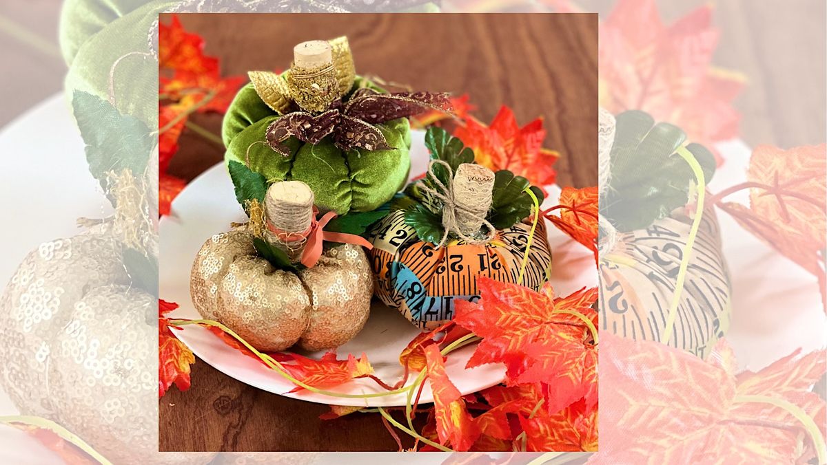 Learn To Sew - Zero-Waste Halloween Pumpkin Decoration (Daytime Class)
