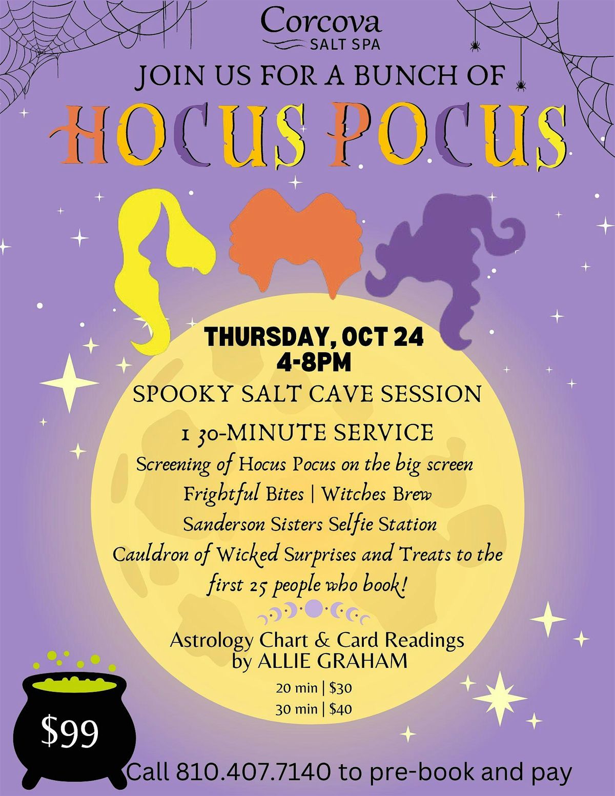 Hocus Pocus Spooky Spa Night