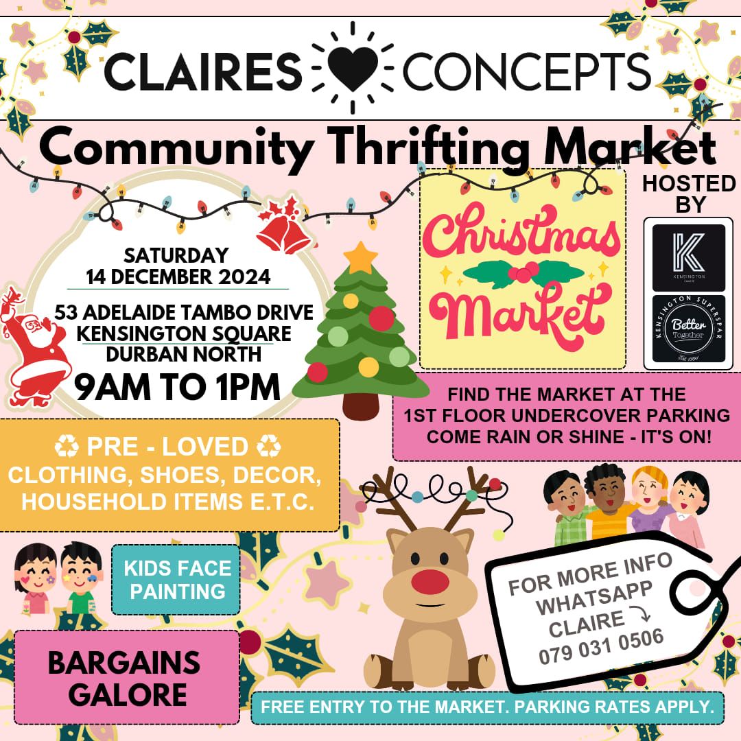 Claire's Concepts Community Thrifting Market - CHRISTMAS 2024