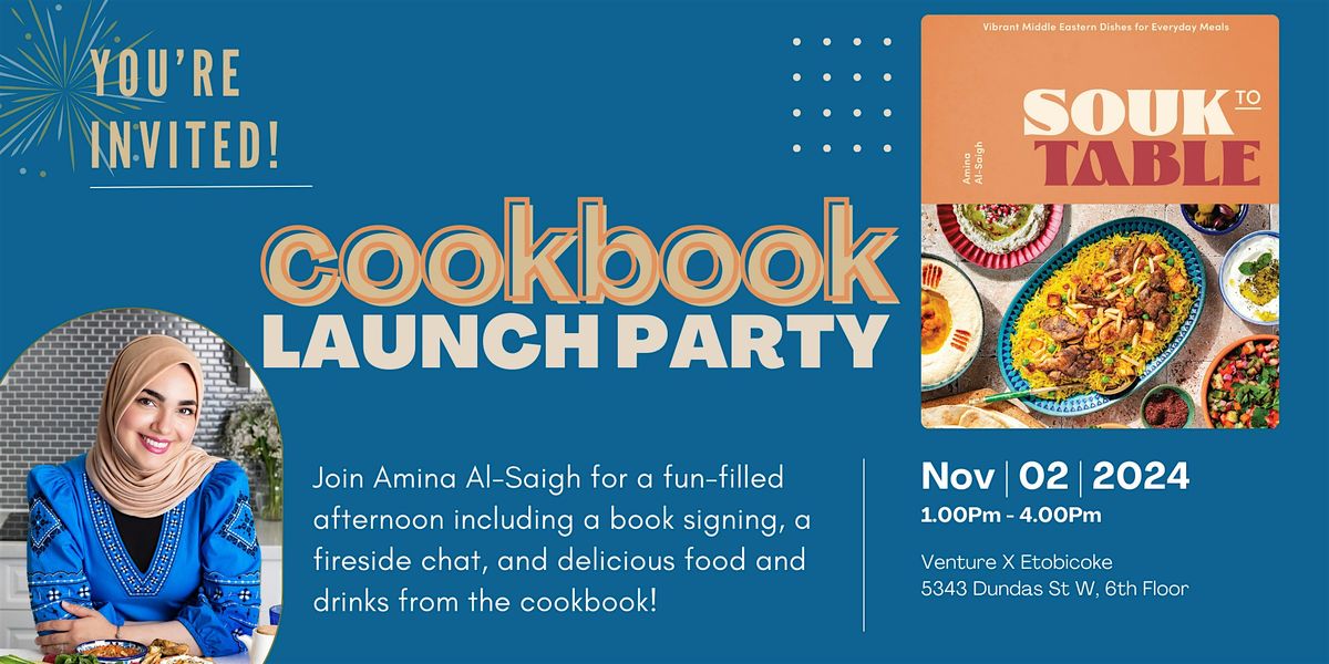 Souk To Table Launch Event  with Amina Al-Saigh