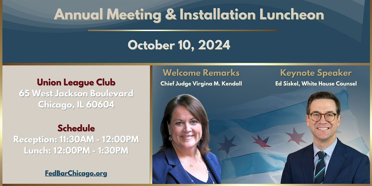 2024 Annual Meeting and Installation Luncheon