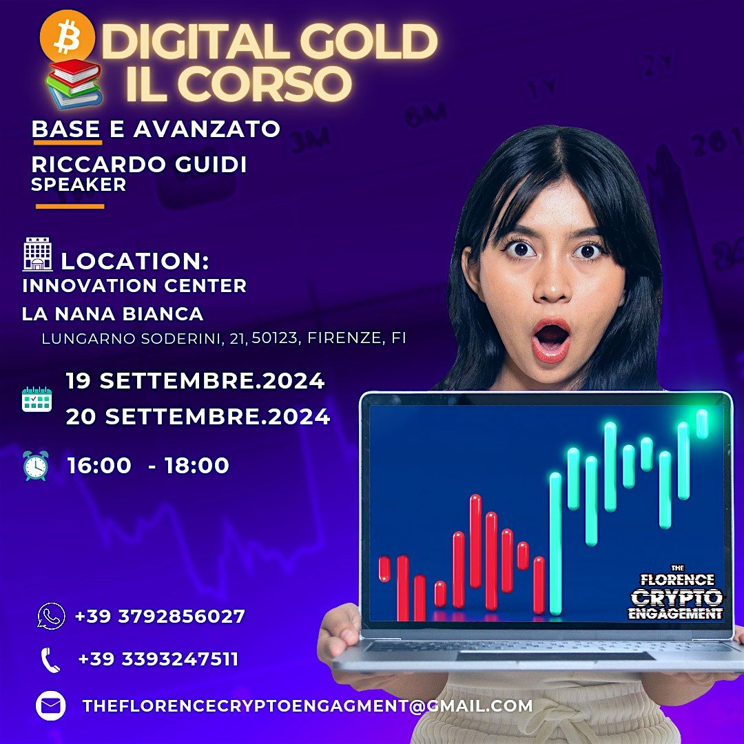 Crypto Connect Florence - Digital Gold - Bitcoin e Oltre