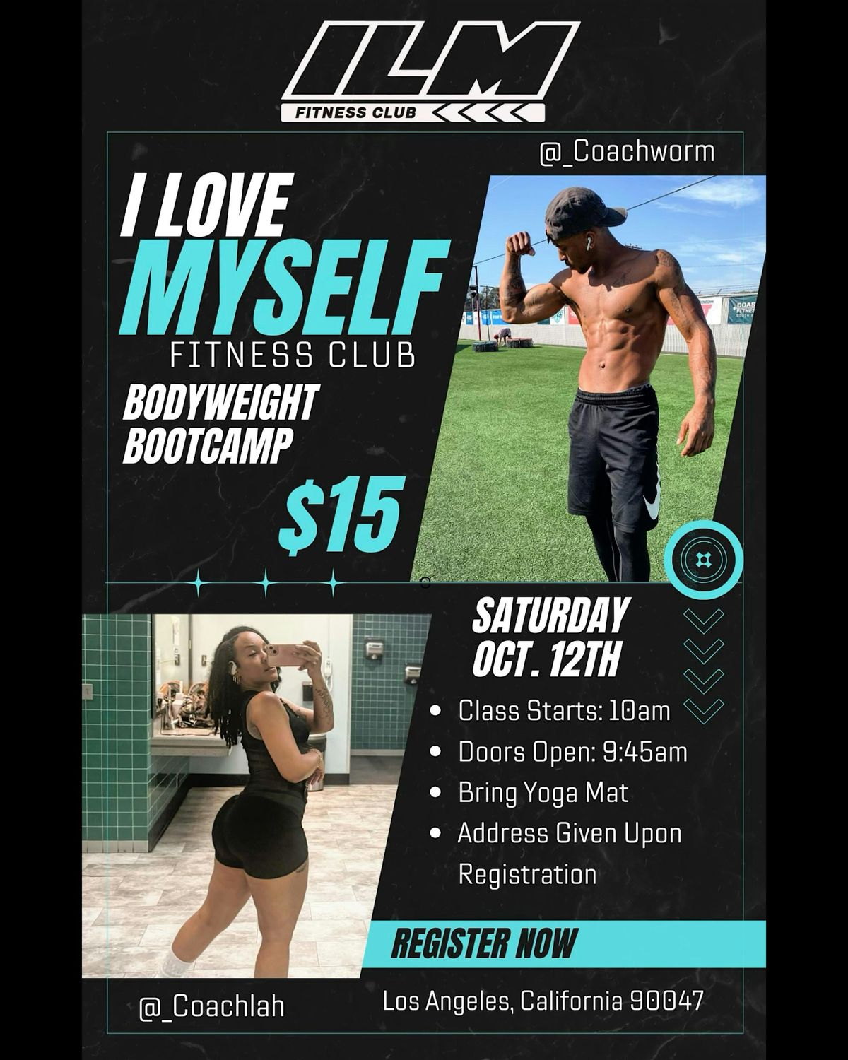 I Love Myself Fitness Club BodyWeight Bootcamp