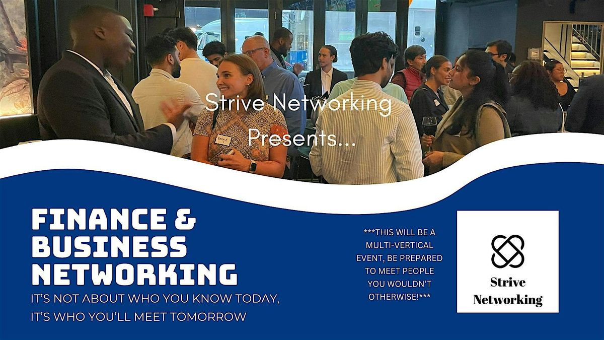 Finance and Business Networking | Elevating Your Potential - DC