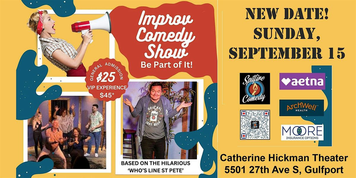 Spitfire Improv Comedy Show - Be Part of it!