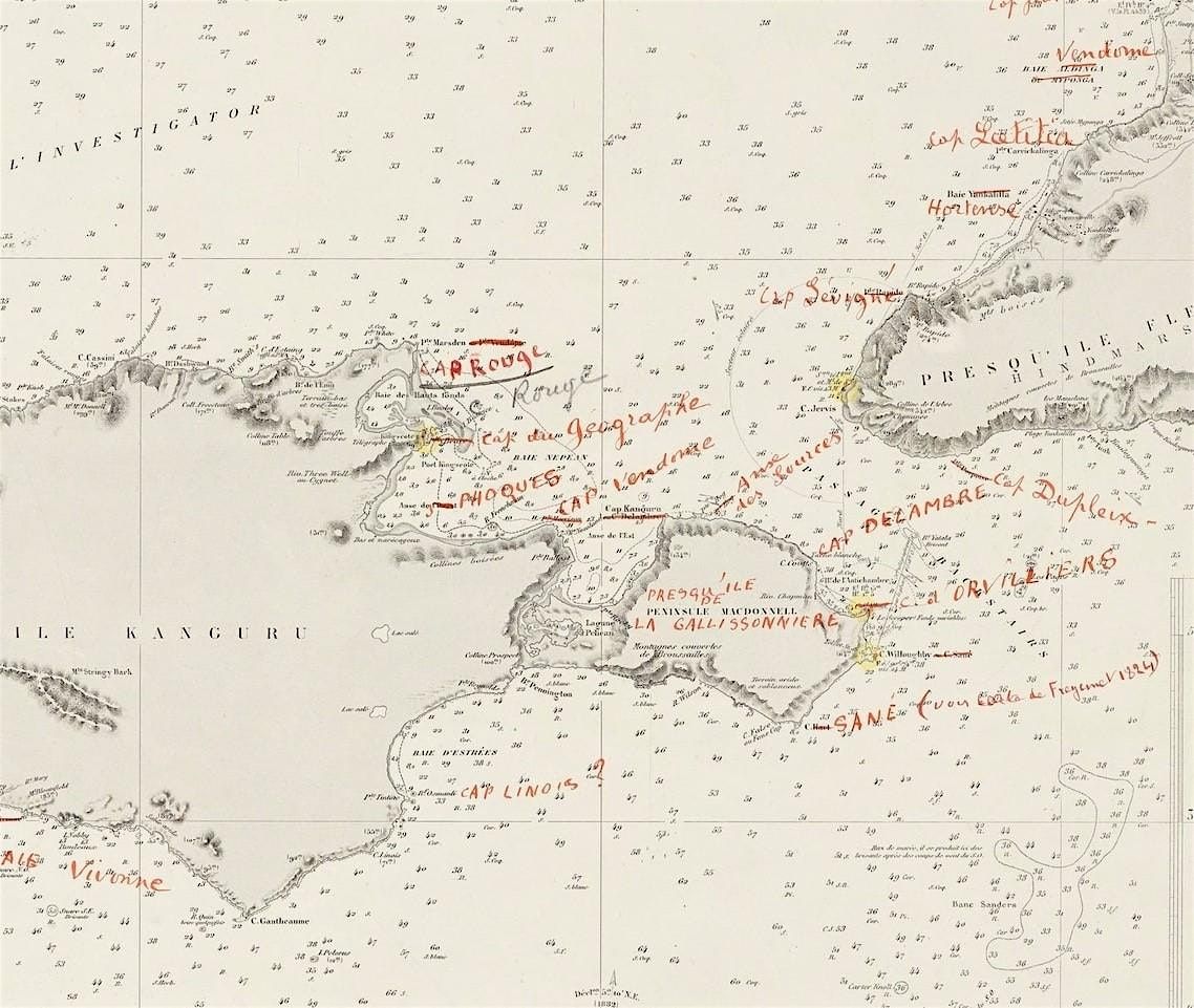 The  Fleurieu Chart - Why dozens of French names dot Australia's coastline