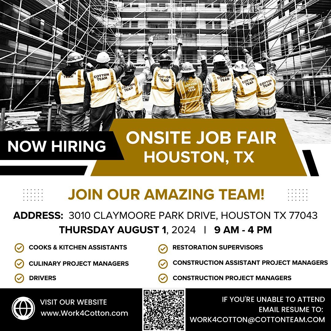 Cotton Holdings Onsite Job Fair