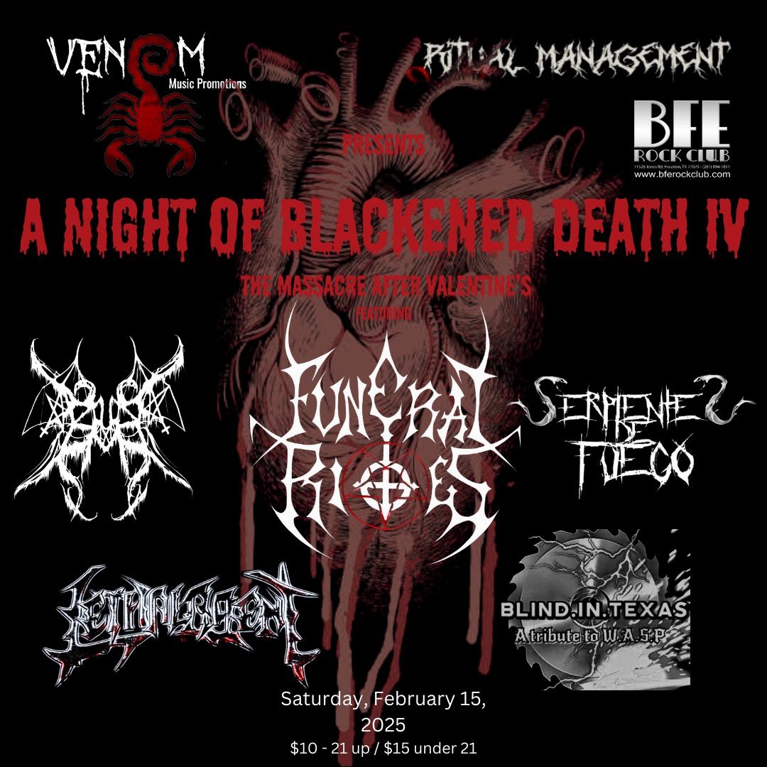 A Night of Blackened Death IV - The Massacre After Valentine\u2019s 