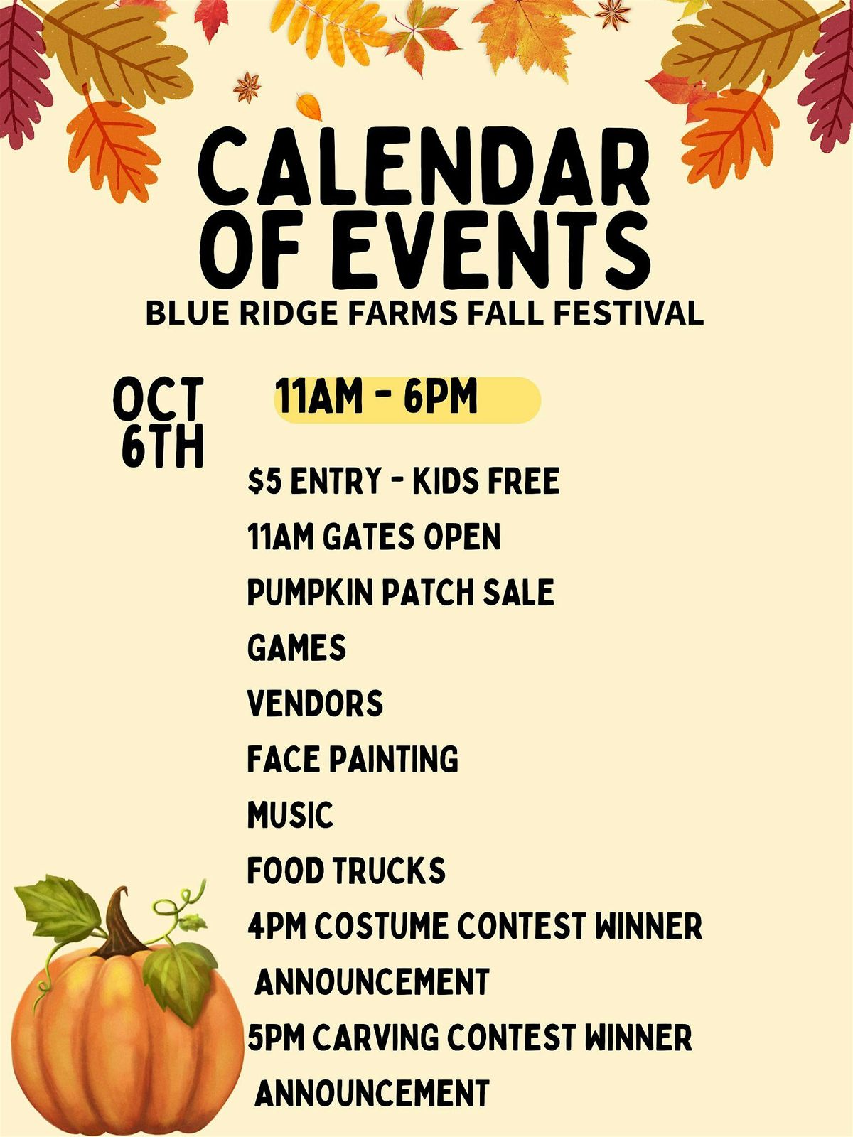 BLUE RIDGE FARMS FALL FESTIVAL DAY 3