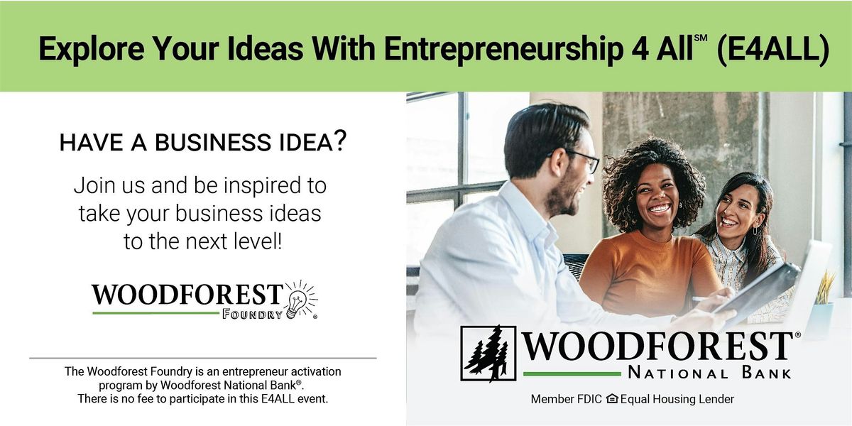 Explore Your Ideas With Entrepreneurship 4 All (E4ALL) - San Antonio