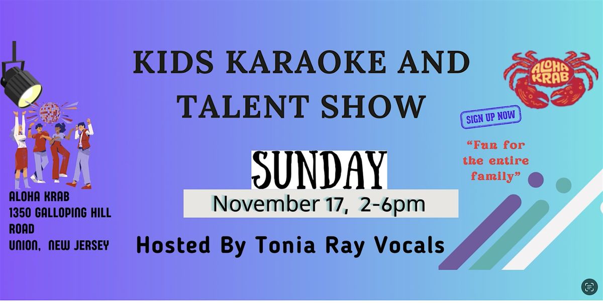 Kids Karaoke at Aloha Krab