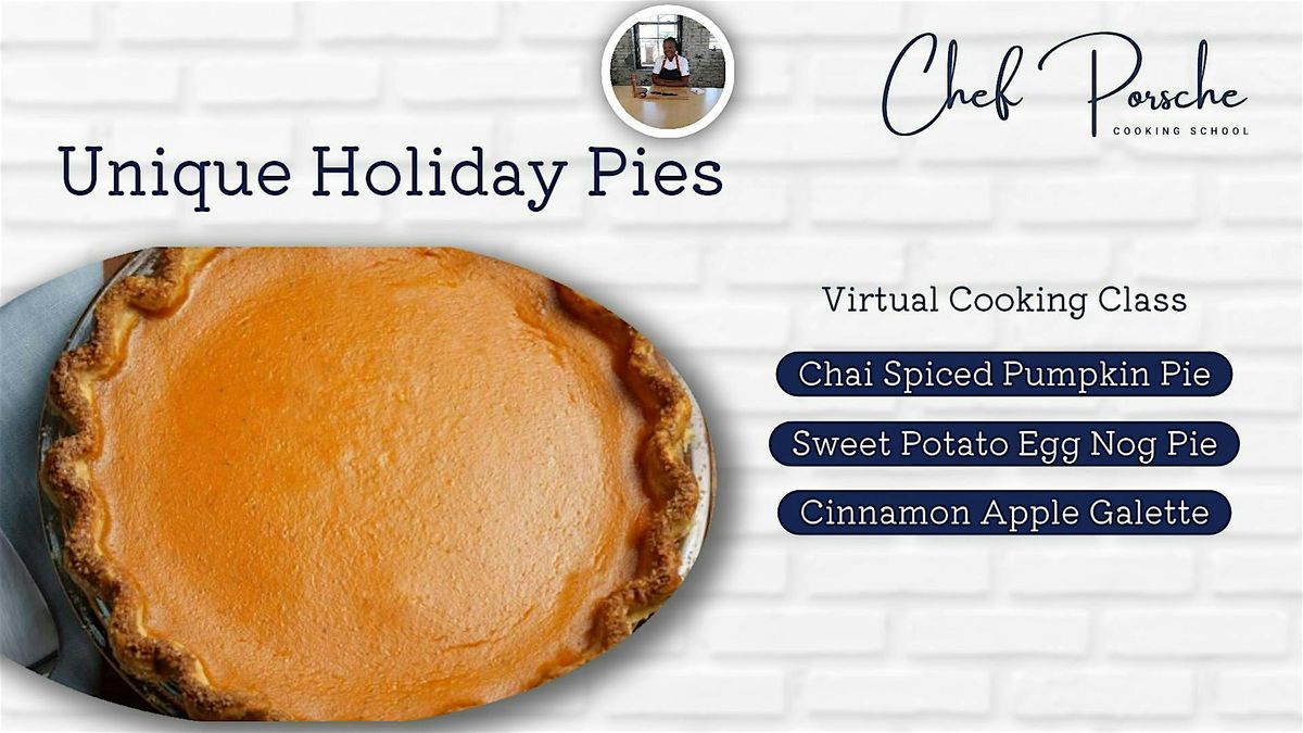 Thanksgiving Pies - Virtual Cooking Class