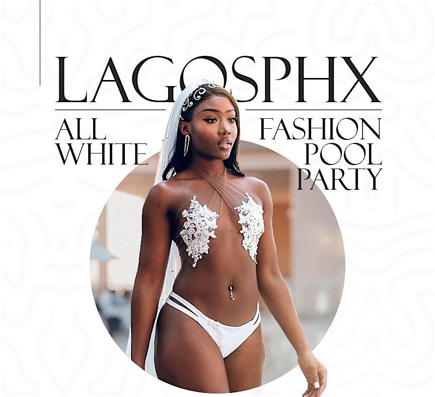 All White Fashion Pool Party