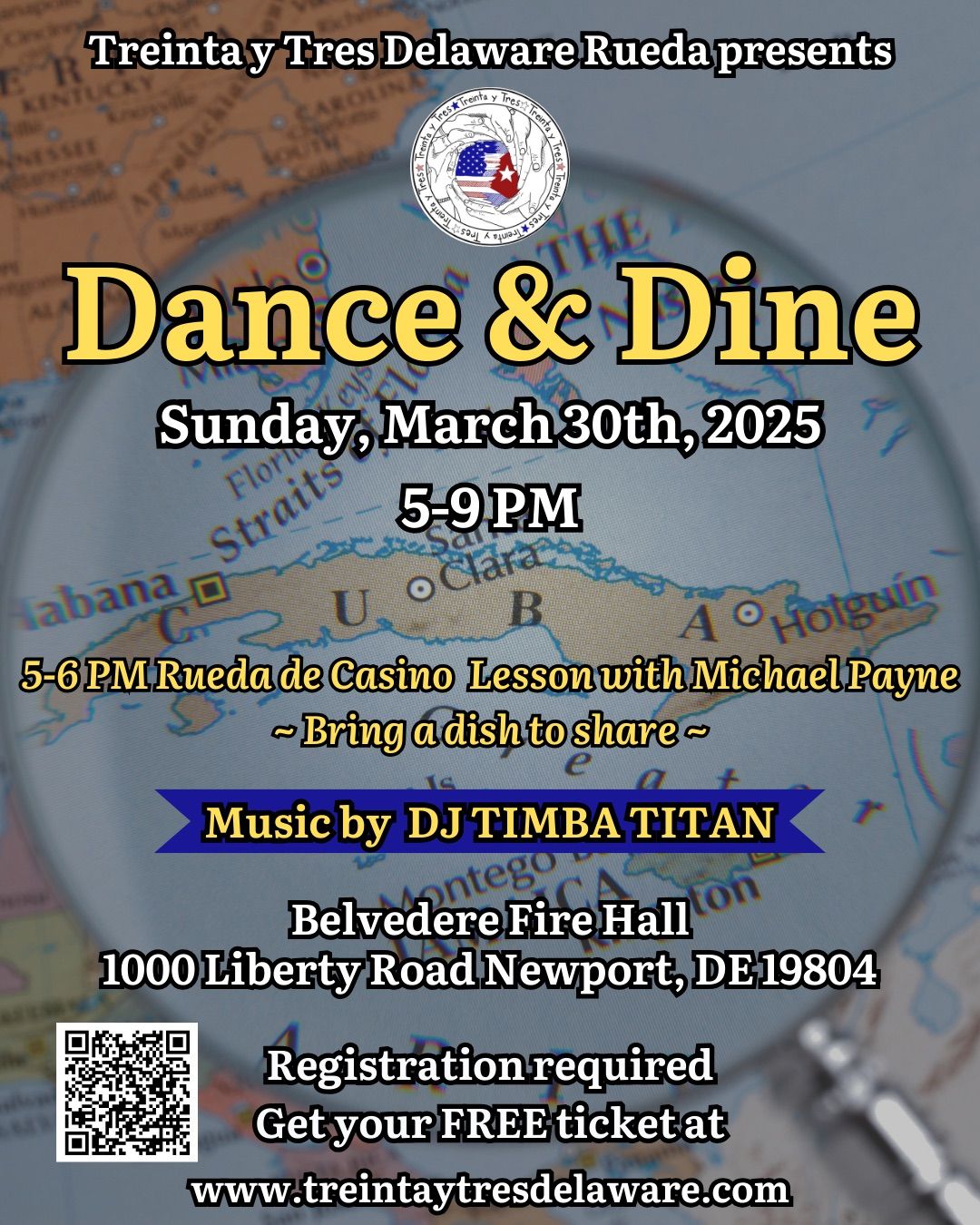 Dance & Dine Cuban Social with 33!!!