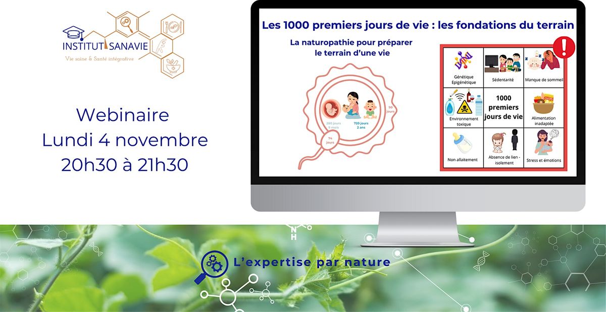 Webinaire : Les 1000 premiers jours de vie, les fondations du terrain