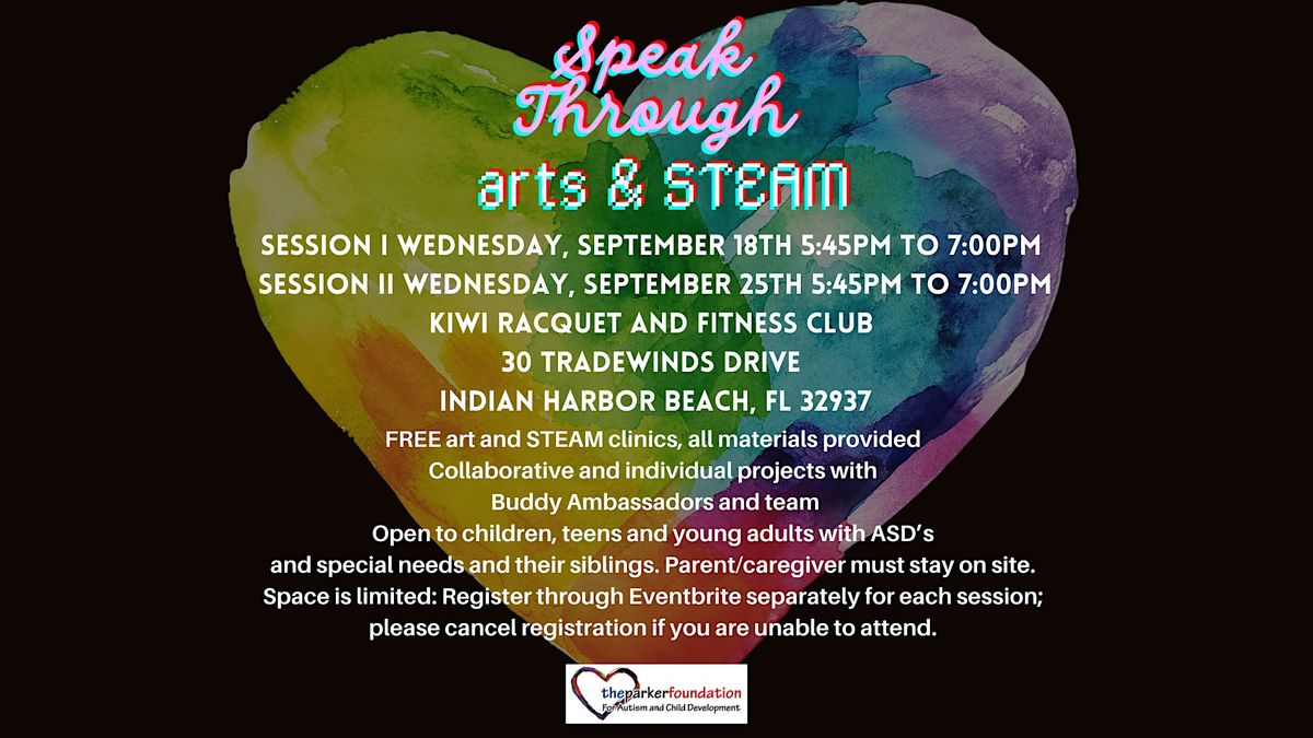 Speak Through Arts~September 25th