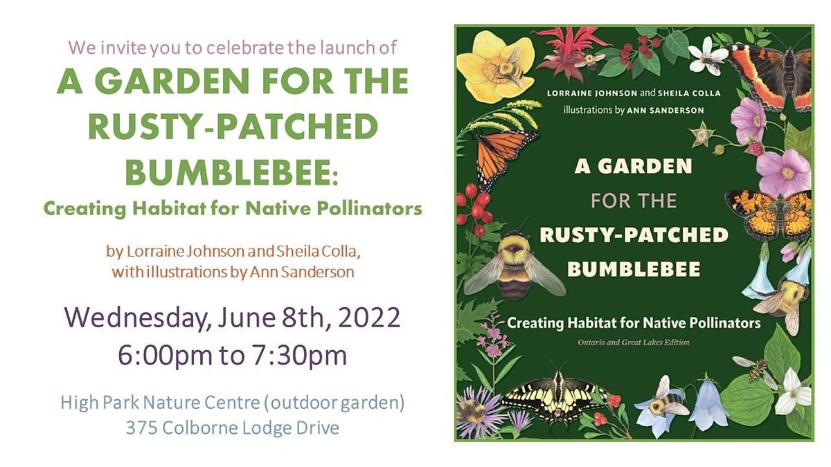 Book launch: "A Garden for the Rusty-Patched Bumblebee"
